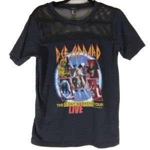 Def Leppard Concert Tee Small